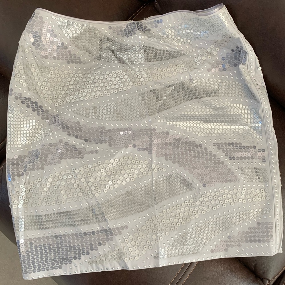 White House Black Market Sequined Skirt